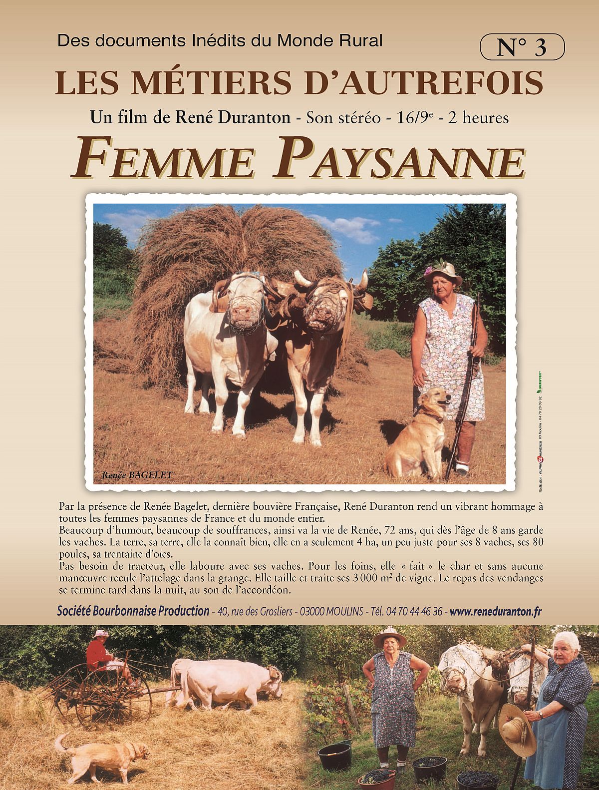 Affiche "Femme paysanne"